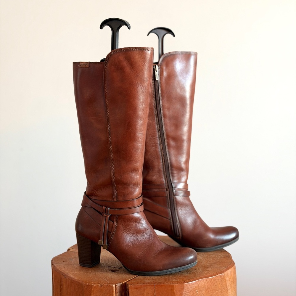 PIKOLINOS Brown Leather Boots - Picture 8 of 14